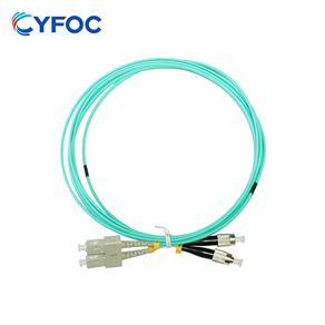 OM3 SC-FC UPC双工LSZH 2.0mm光纤跳线, 3m